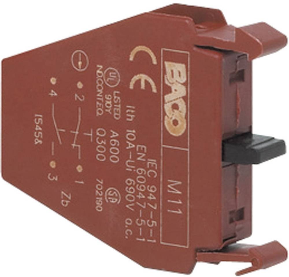 BACO LM11 Kontaktelement 1 Öffner, 1 Schließer tastend 600V 1 pc(s)
