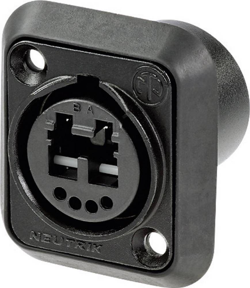 Neutrik NO2-4FDW-1-A wire connector LC-Duplex Black - Neutrik NO2-