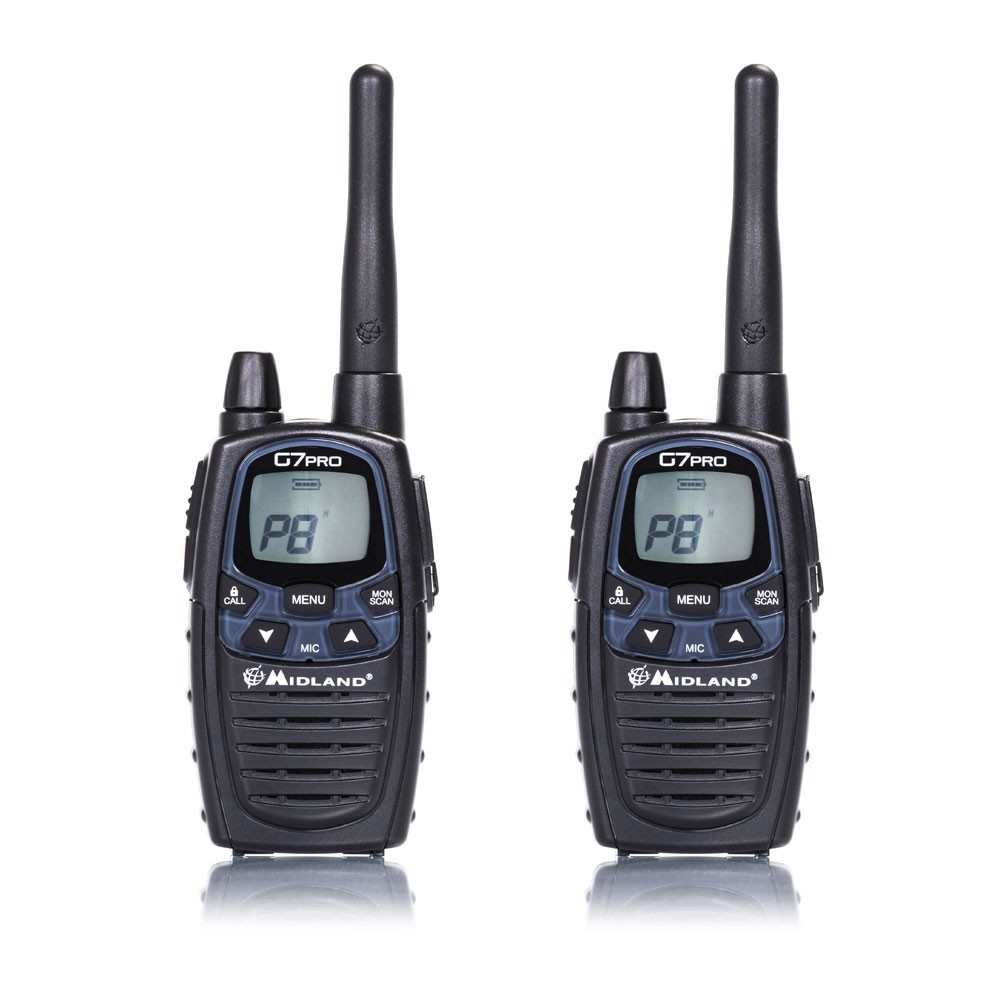 Midland G7 PRO two-way radios 8 canales 446.00625 - 446.09375 MHz