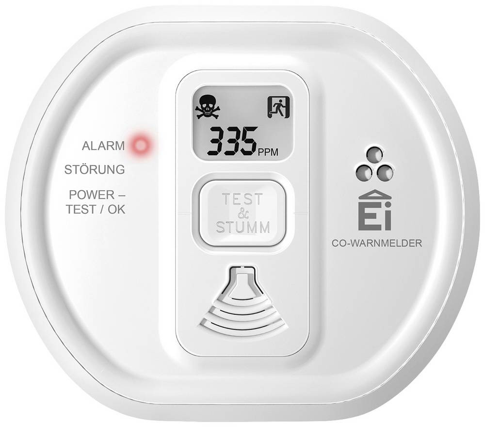 Ei Electronics Ei208D-3X179 Kohlenmonoxid-Melder inkl. 10 Jahres-