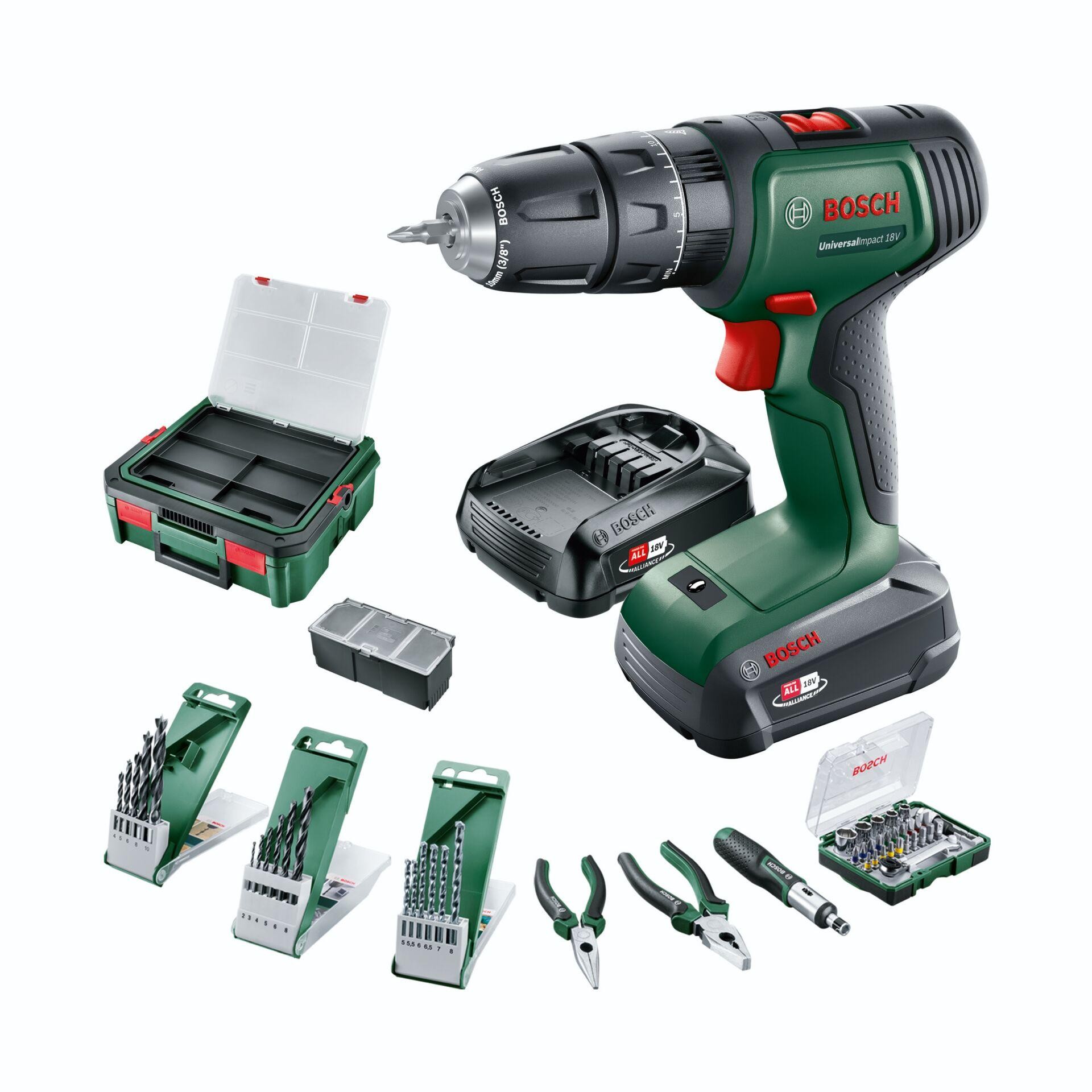 Bosch Universal Impact 18V 1450 RPM Keyless 1.3 kg Green - Bosch