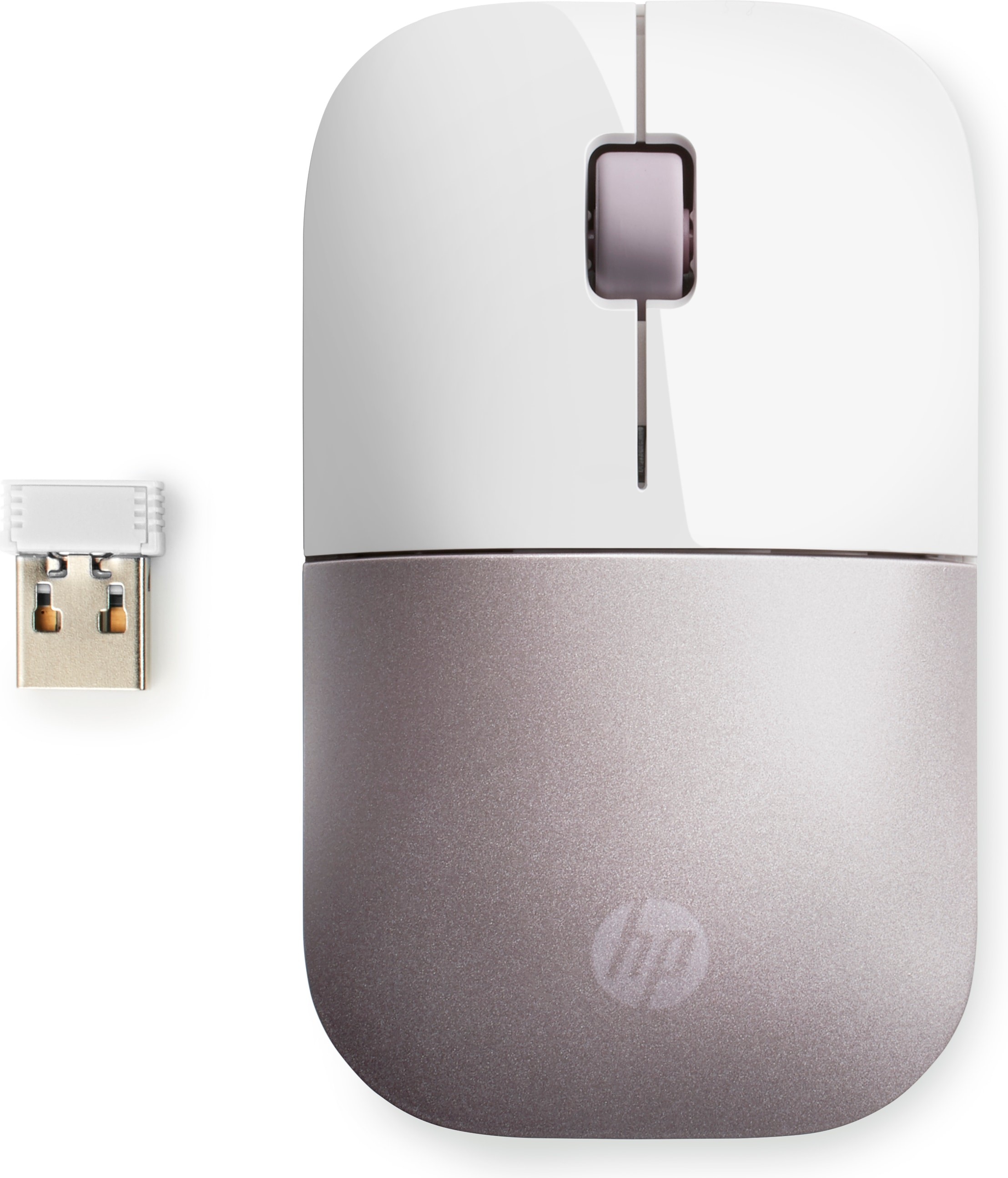 HP Wireless Mouse Z3700 - White/Pink - HP Wireless Mouse Z3700 -
