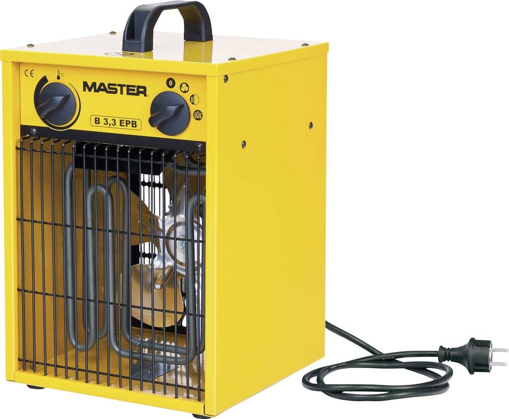 Master Klimatechnik B-3IT Bauheizer 1650 W, 3300W Gelb, Schwarz
