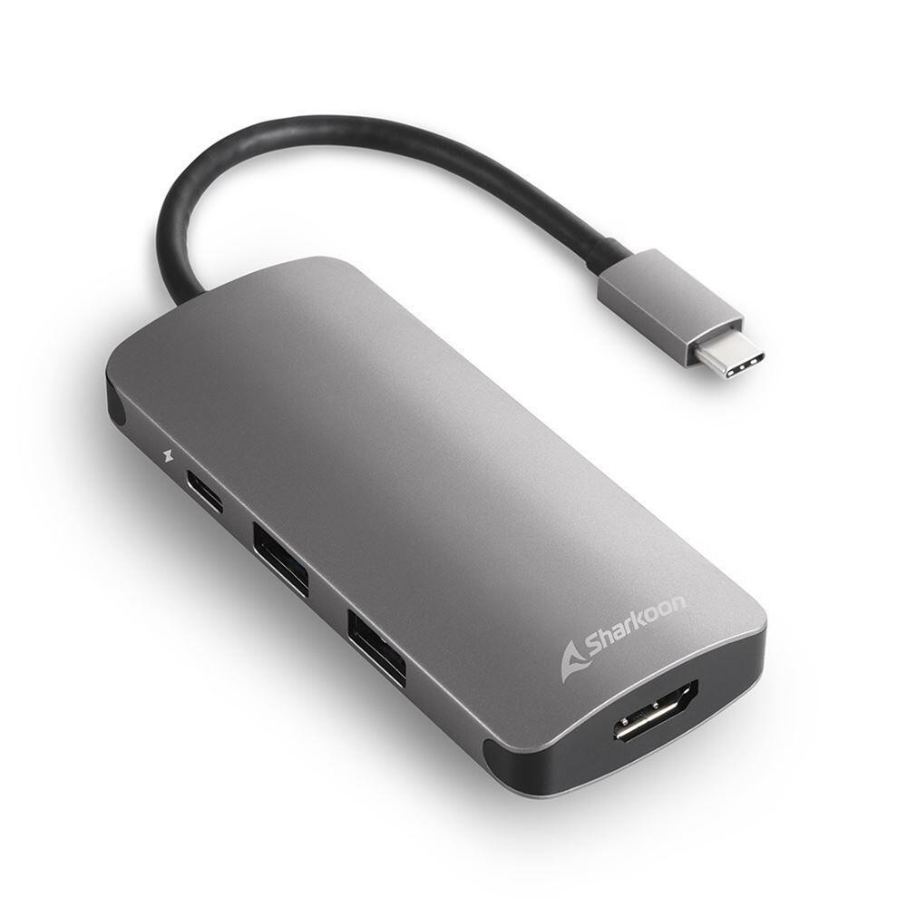 Sharkoon USB 3.0 Type C Multiport Adapter Wired USB 3.2 Gen 1 (3.1