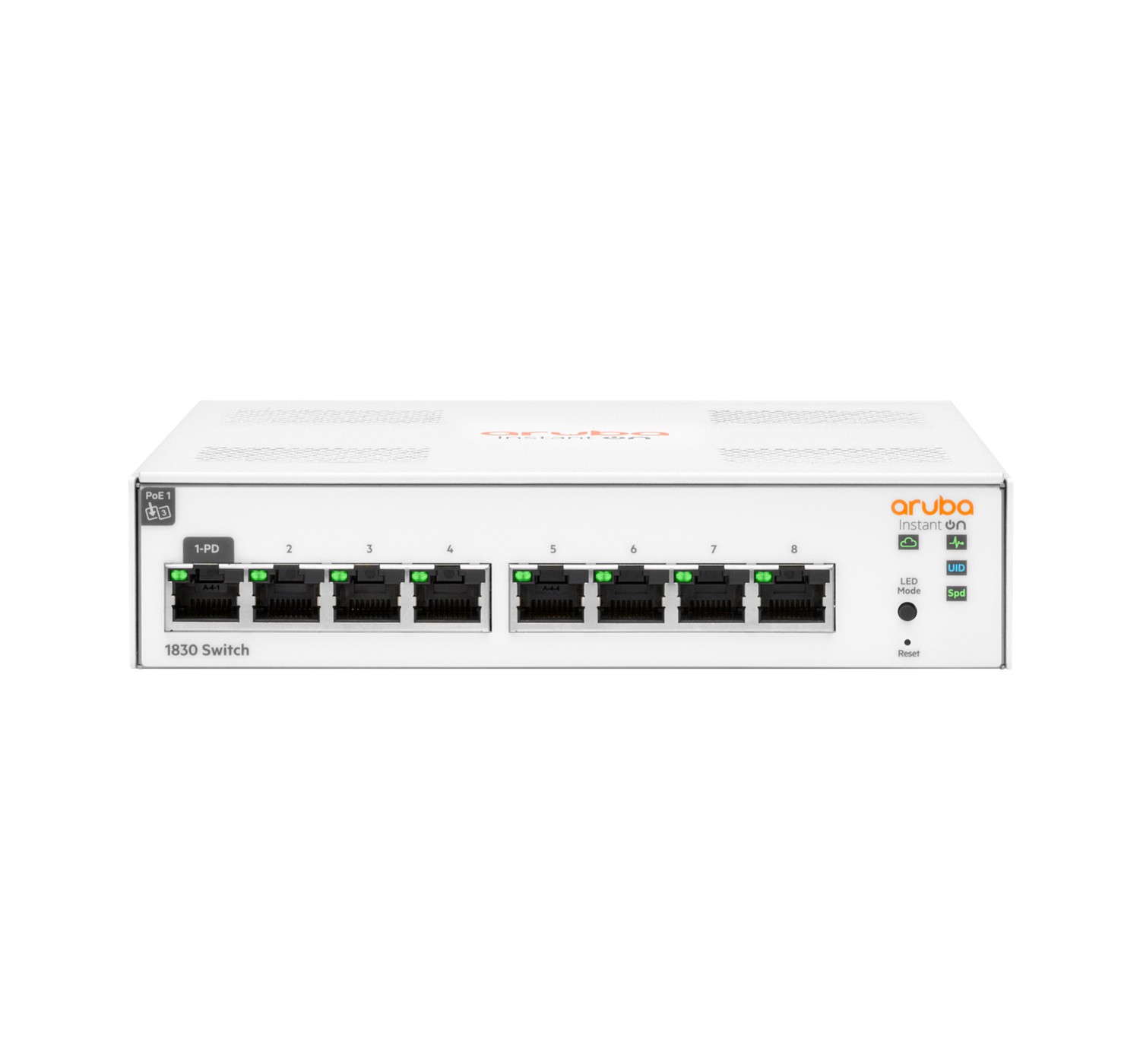 HPE Networking Instant On 1830 8-Port Switch [8x Gigabit-LAN, Lü