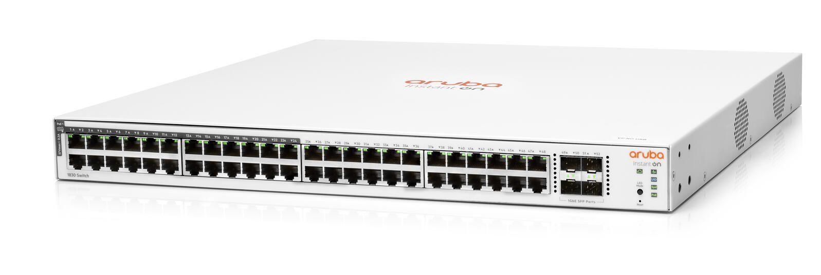 HPE Aruba Networking Aruba Instant On 1830 48G 24p Class4 PoE 4SFP