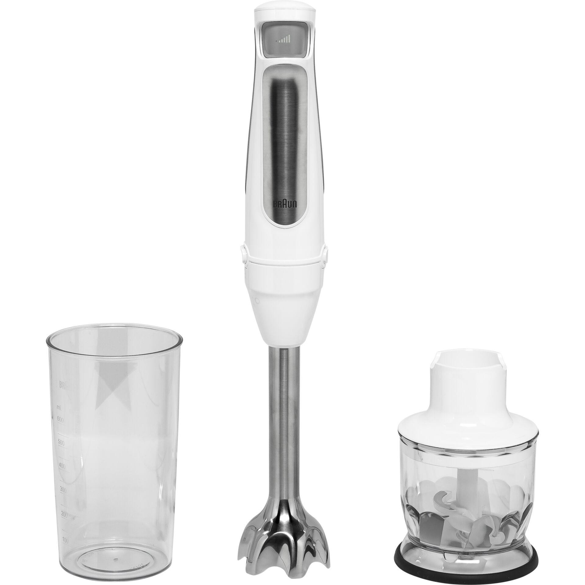 Braun MQ7020 WH Stabmixer 1000W BPA-frei, stufenlose