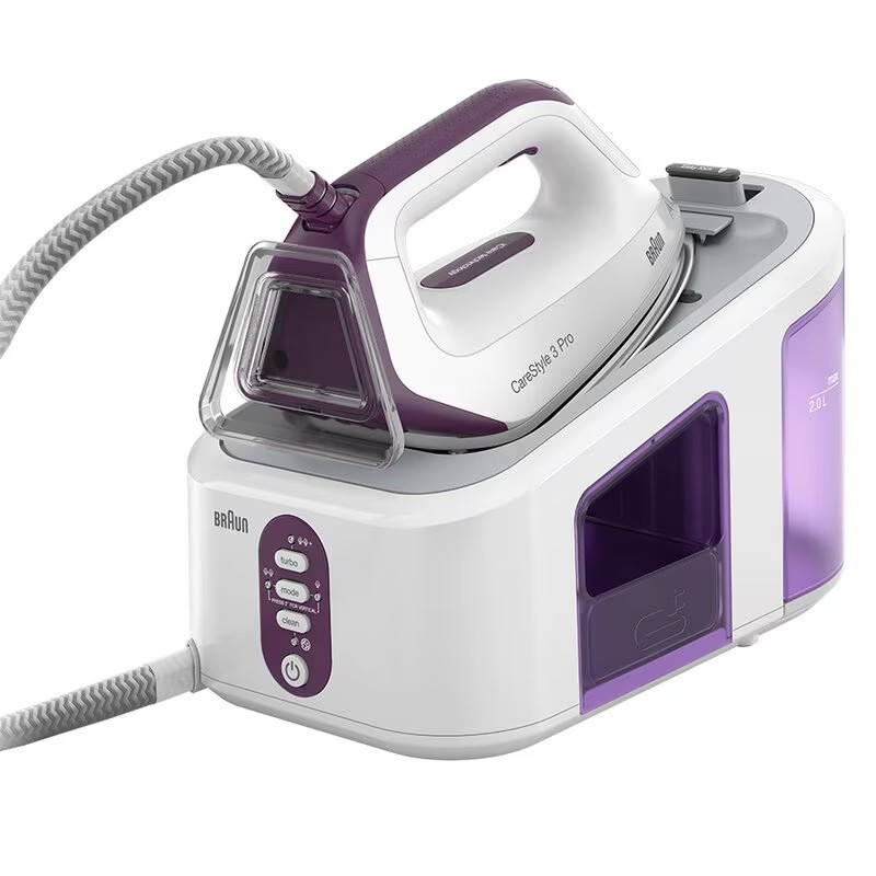 Braun IS3155VI 2400 W 2 L EloxalPlus soleplate Violet, Blanc - Braun