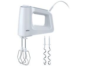 Braun HM 3100 WH Hand mixer 500 W White - Braun HM 3100 WH, Hand