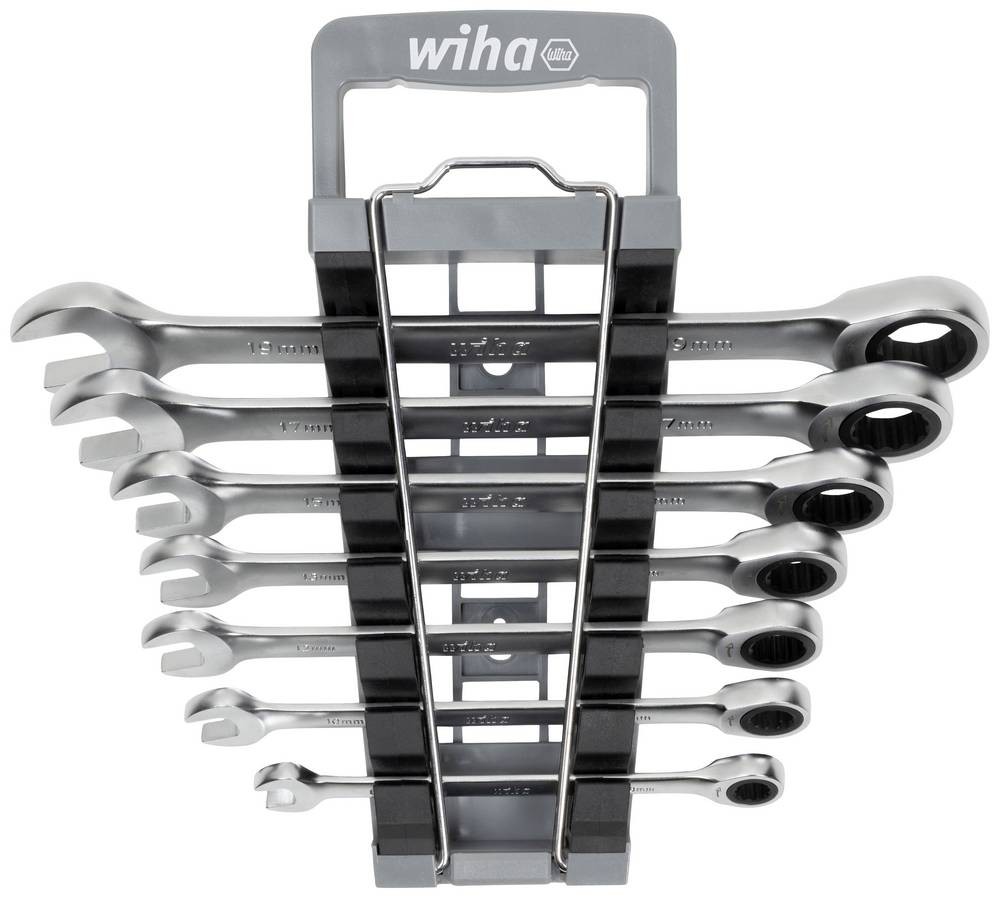 Wiha 45244 non classé - Wiha 30396 Ringratschen Gabelschl.Set 8tlg.