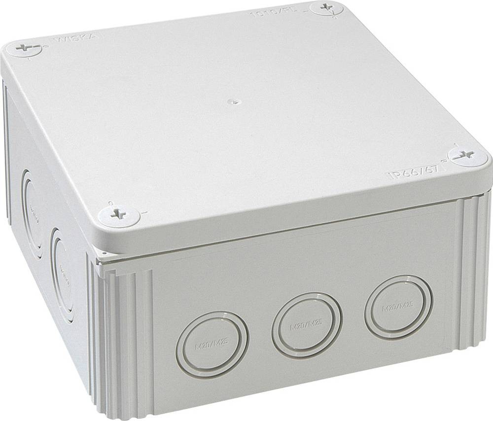 Wiska 10060704 Abzweigkasten (L x B x H) 140 x 140 x 82mm Lichtgrau