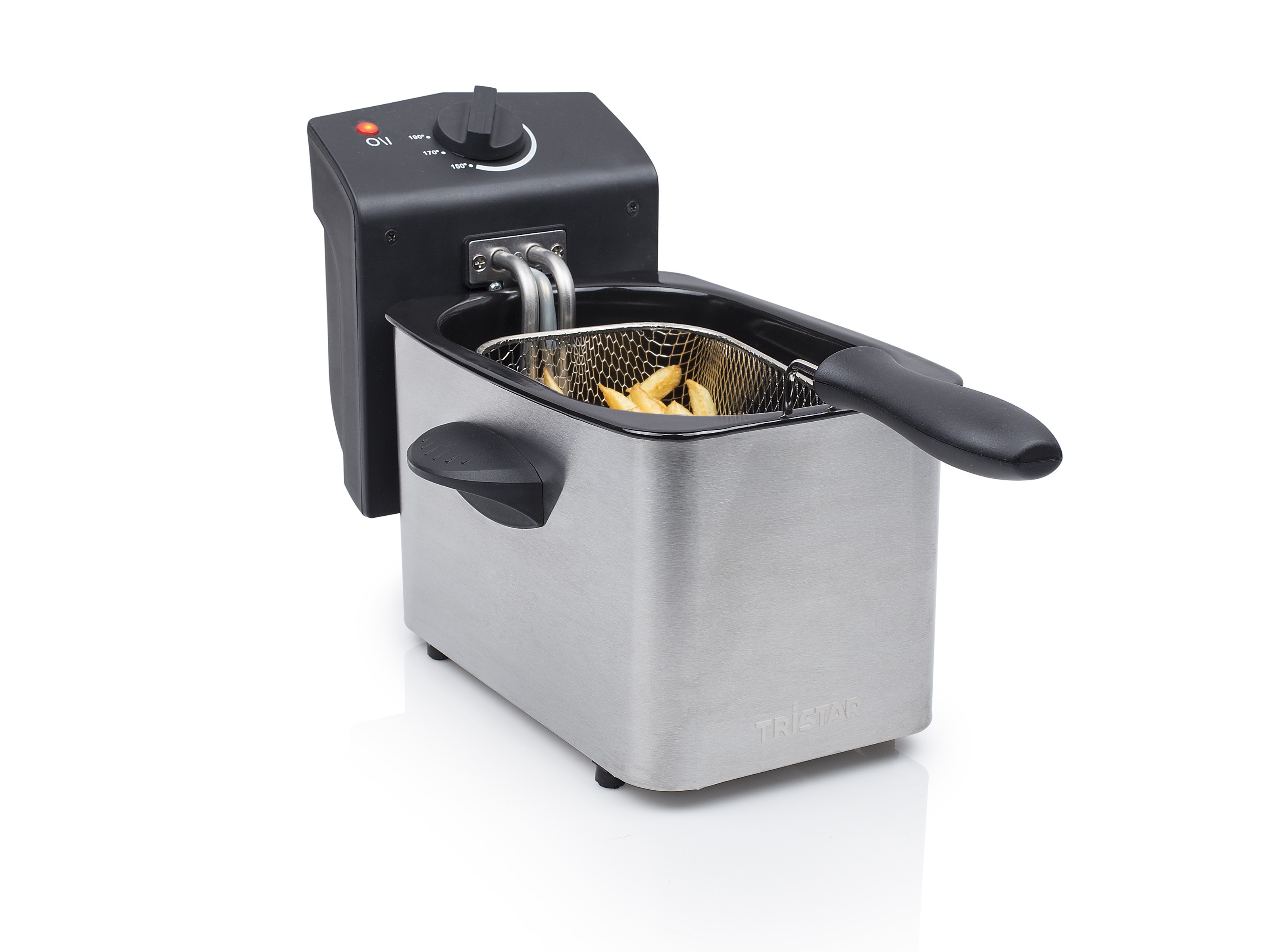 Tristar FR-6919 Kaltzonen Fritteuse 2l 800W Silber (matt)