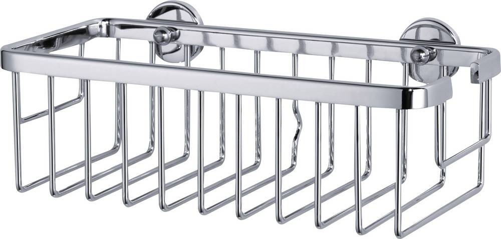Tesa 40201-00000-00 ALUXX Duschkorb Klebstoff Chrom (glänzend)