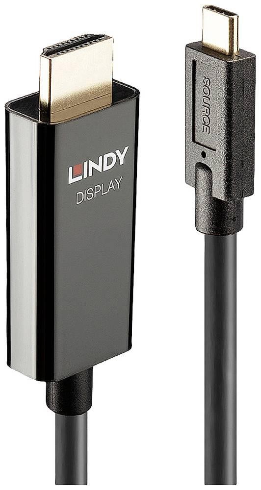 Lindy 10m USB Type C to HDMI 4K60 Adapter Cable with HDR - Lindy 10m