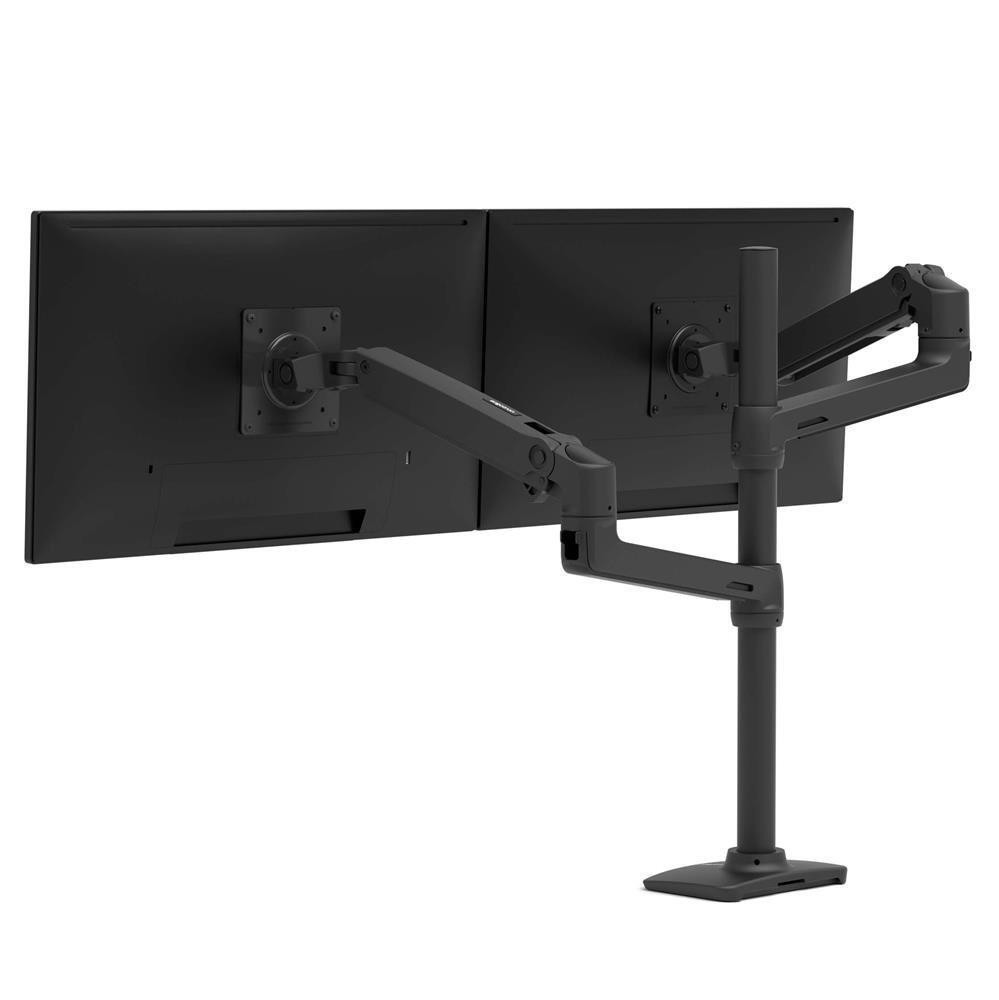 Ergotron LX Series LX Dual Stacking Arm, Tall Pole, Matte Black 101,6