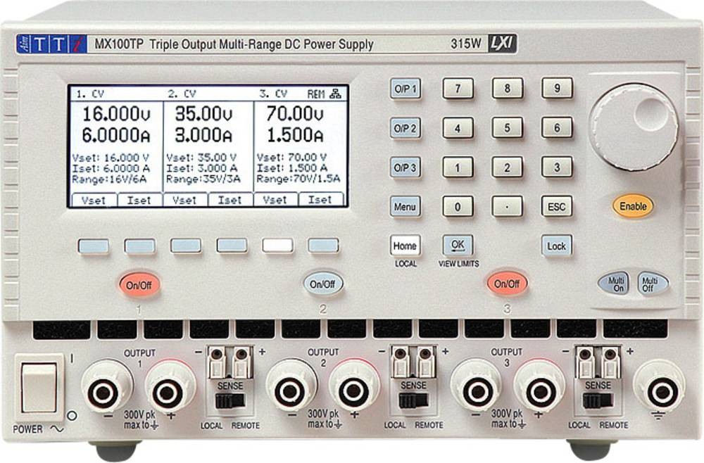 Aim TTi MX100TP Labornetzgerät, einstellbar 0 - 35 V/DC 0 - 6A