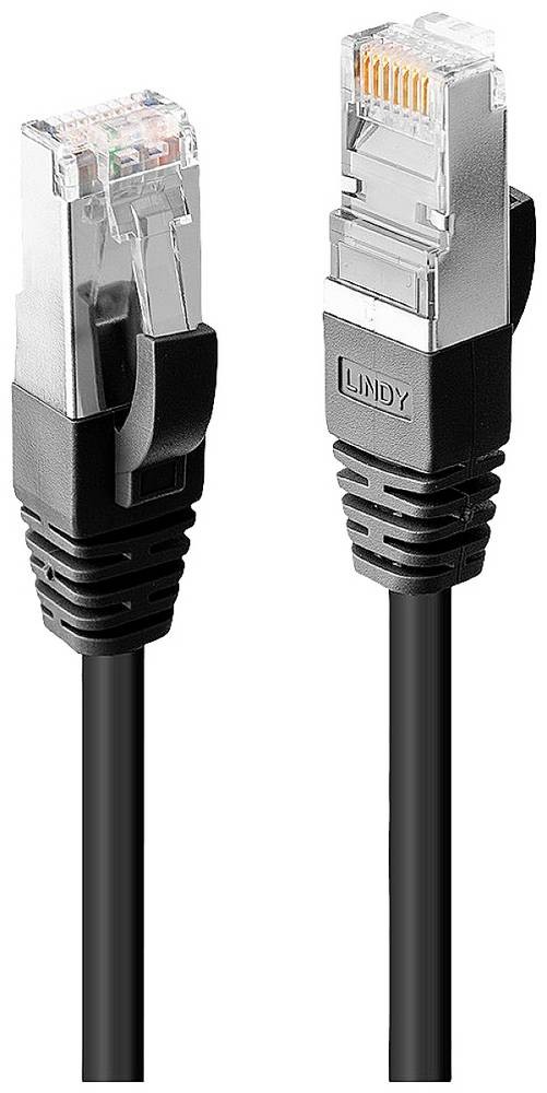 Lindy 45608 networking cable Black 15 m Cat6 S/FTP (S-STP) - Lindy