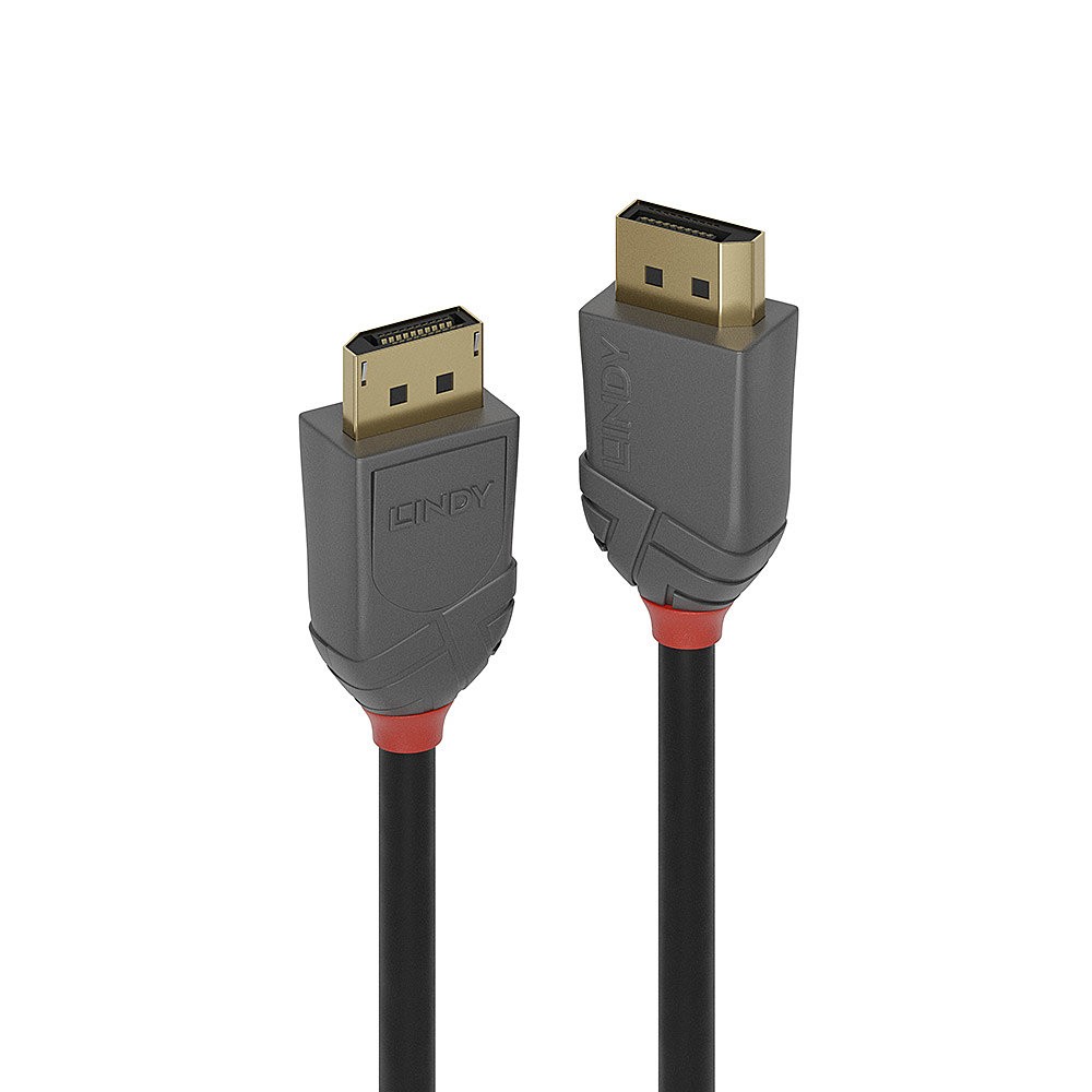 Lindy 15m DisplayPort 1.1 Cable, Anthra Line - Lindy 15m DisplayPort