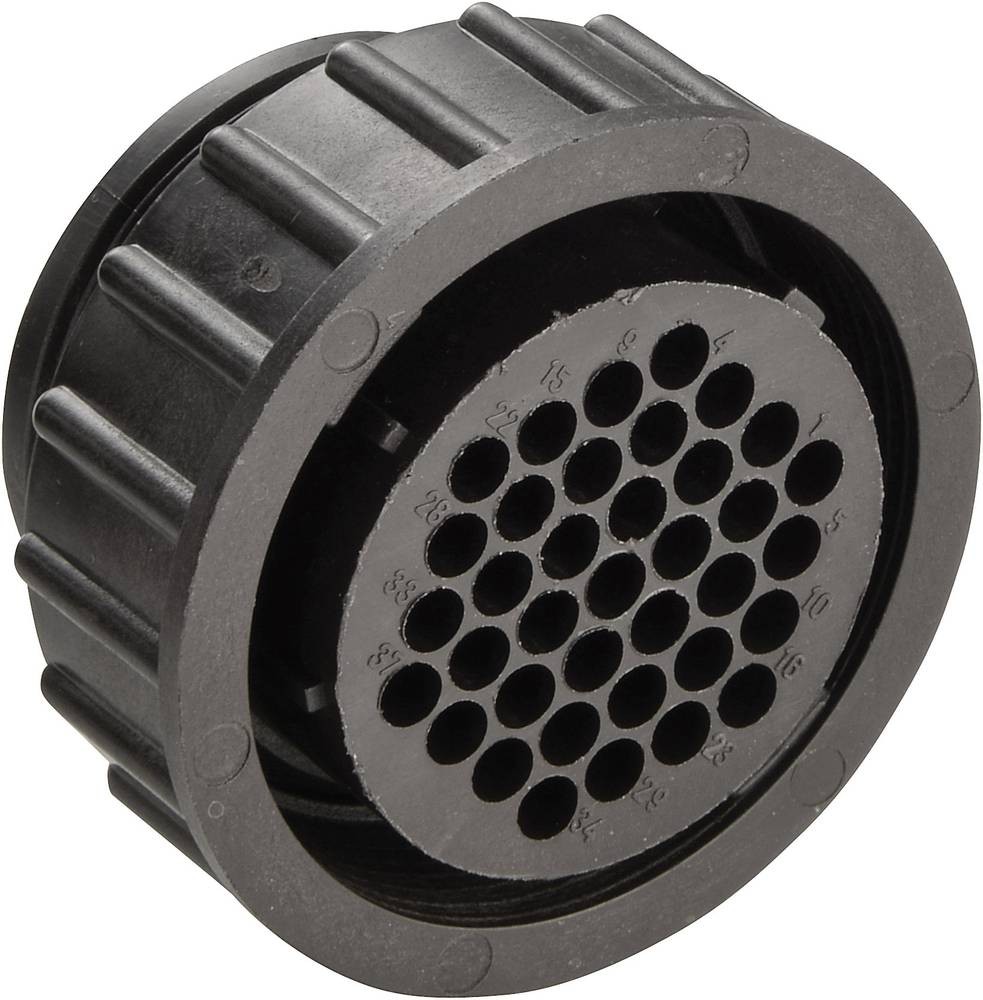 TE Connectivity 182923-1 Rundplug Buchse, gerade Gesamtpolzahl: 37