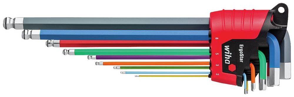 Wiha Sechskant Winkelschraubendreher-Set 1.5 mm, 2 mm, 2.5 mm, 3 mm,