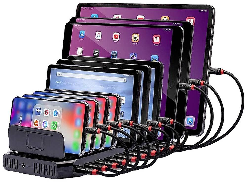 LINDY 96W 10 Port USB Charge Station Lade- und Managementsystem