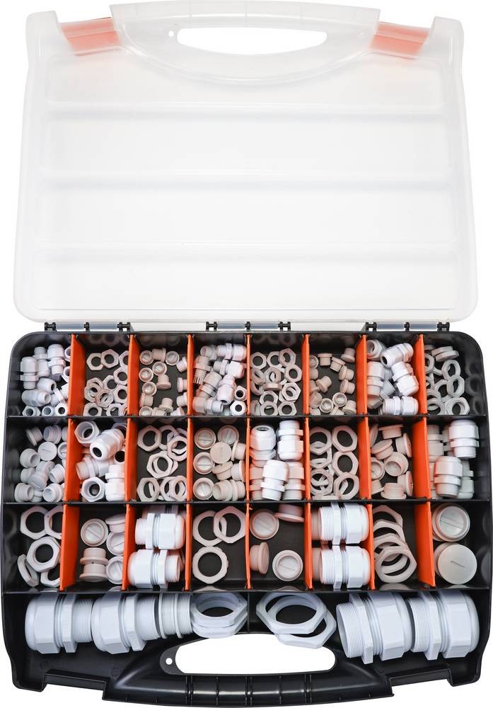 TRU COMPONENTS TC-9860056 Kabelverschraubung Sortiment 1 pezzo