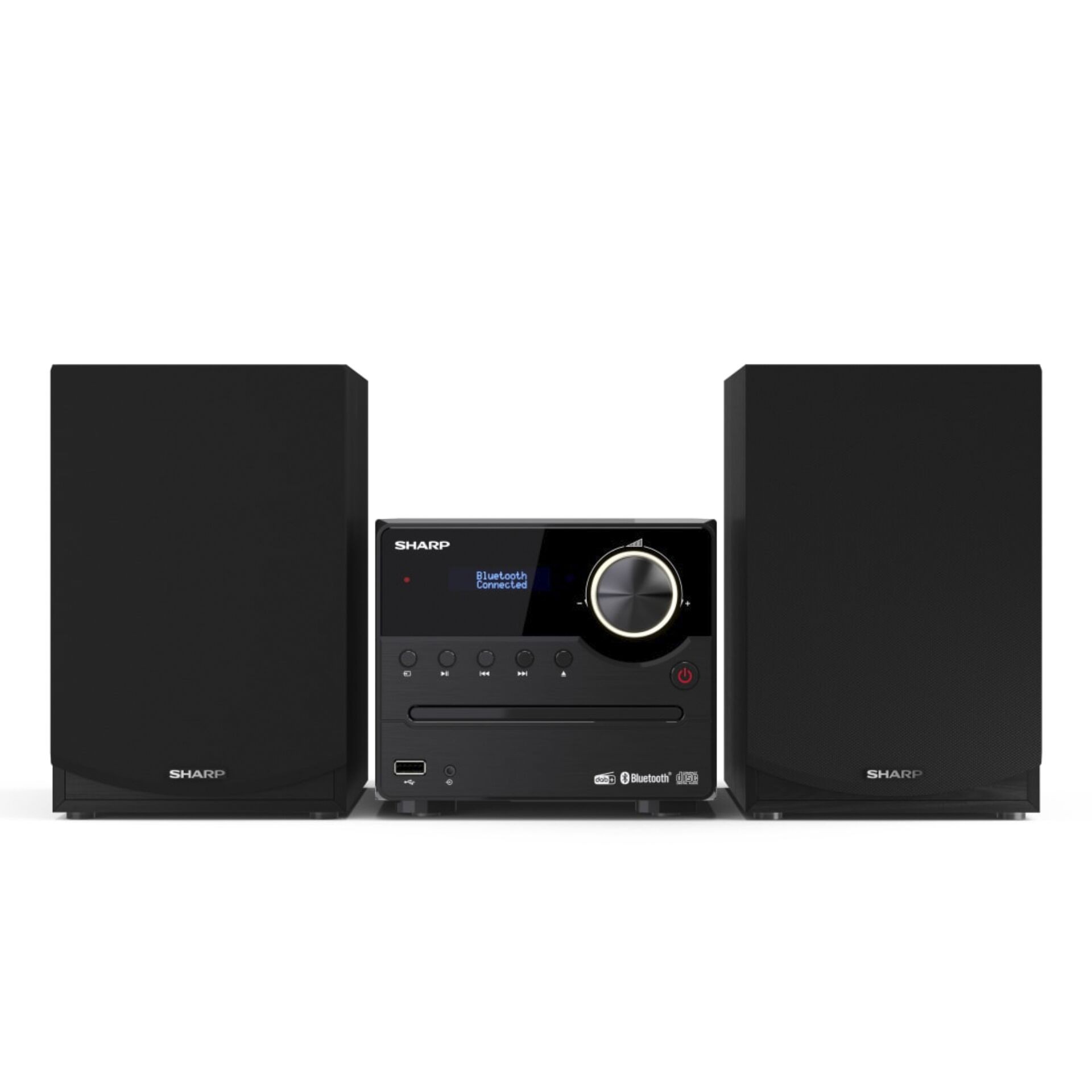 Sharp XL-B517D Home audio micro system 45 W Black - Sharp XL-B517D,
