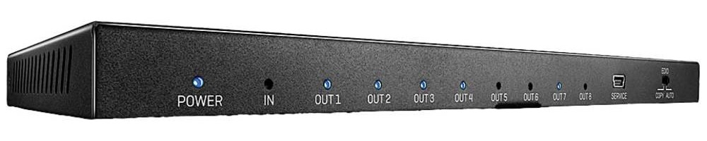 Lindy Splitter HDMI 18G, 8 Ports - Lindy Splitter HDMI 18G, 8 Ports,