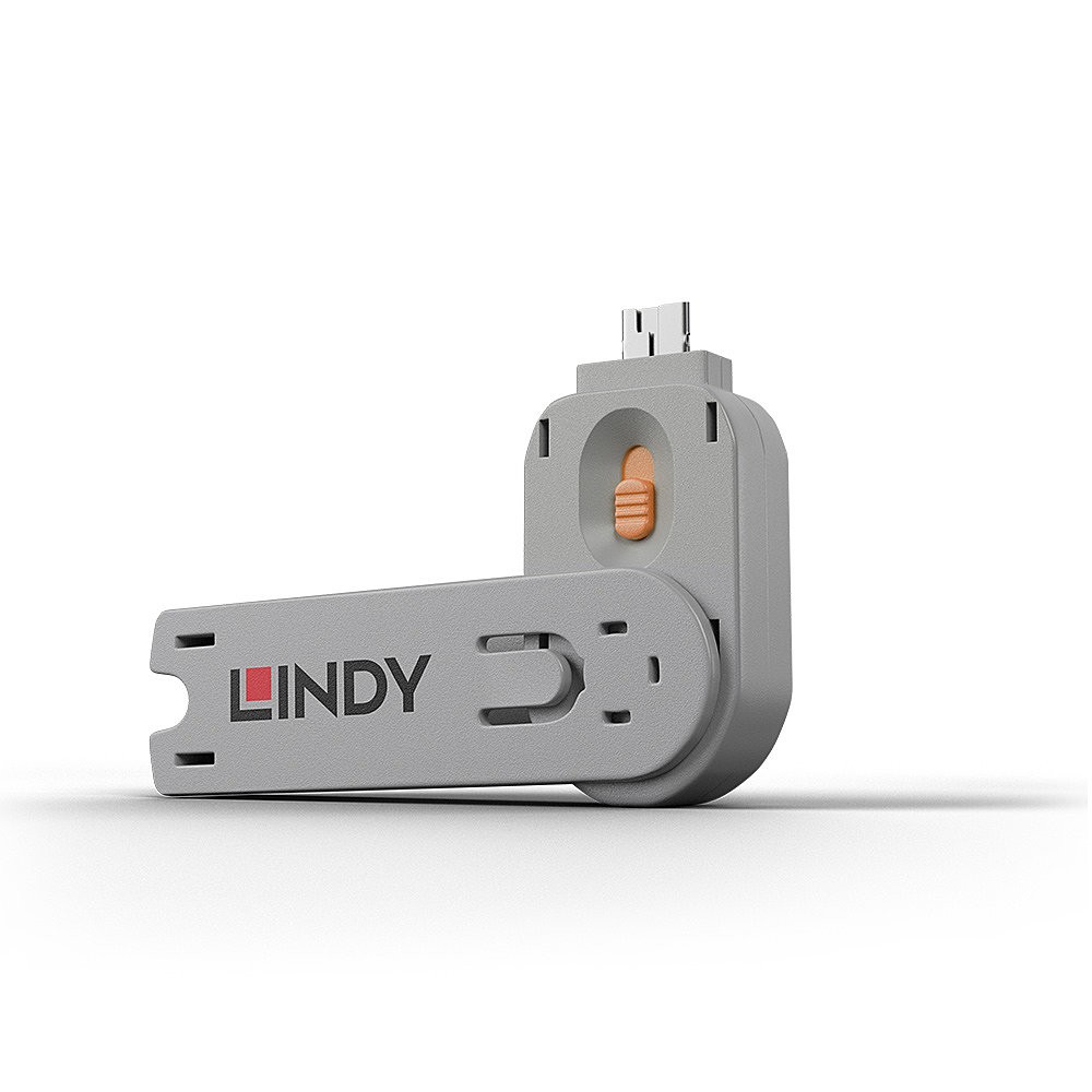 Lindy Clé pour bloqueur de port USB A, Orange - Lindy Clé pour