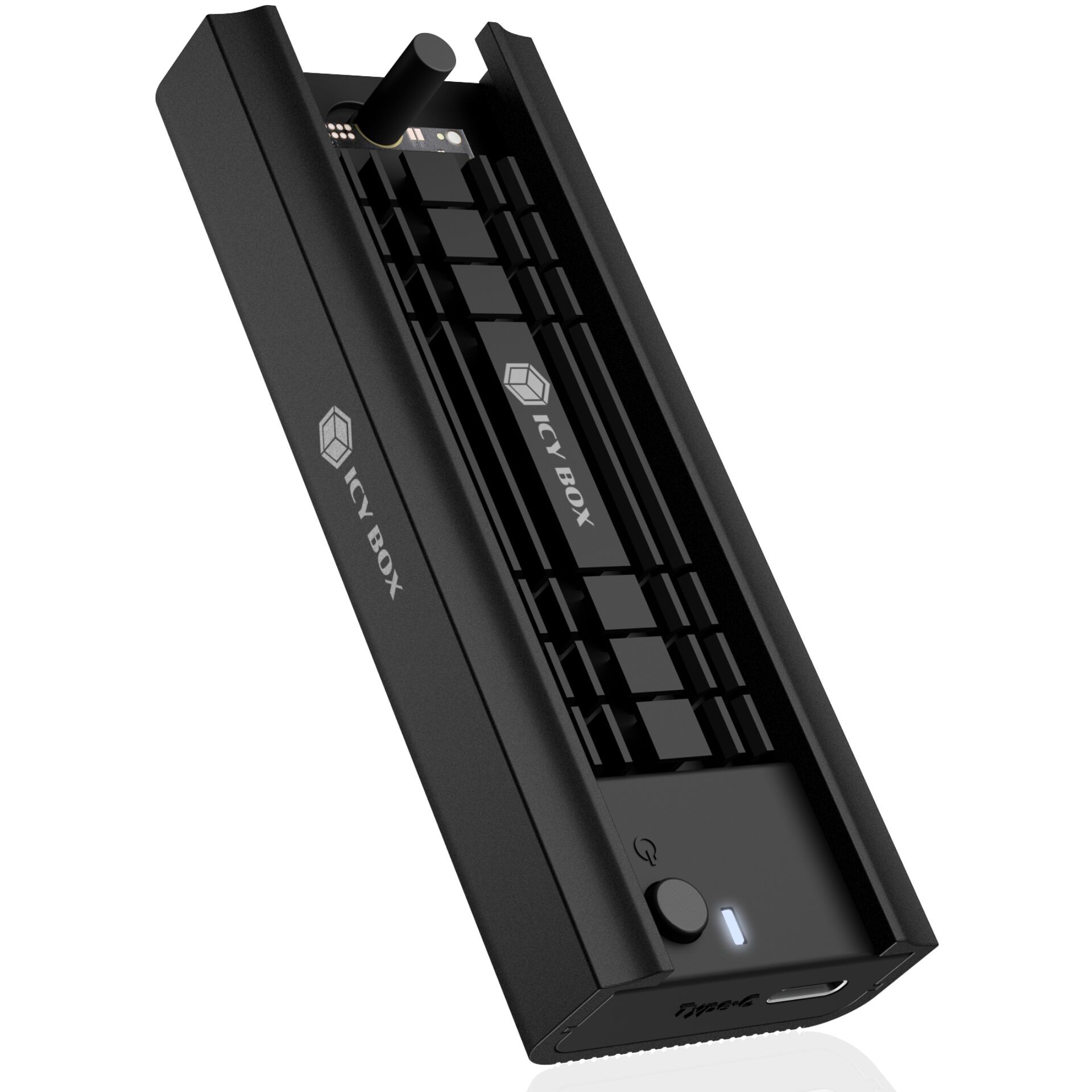 ICY BOX IB-180MC-C31 SSD enclosure Black M.2 - ICY BOX IB-180MC-C31,