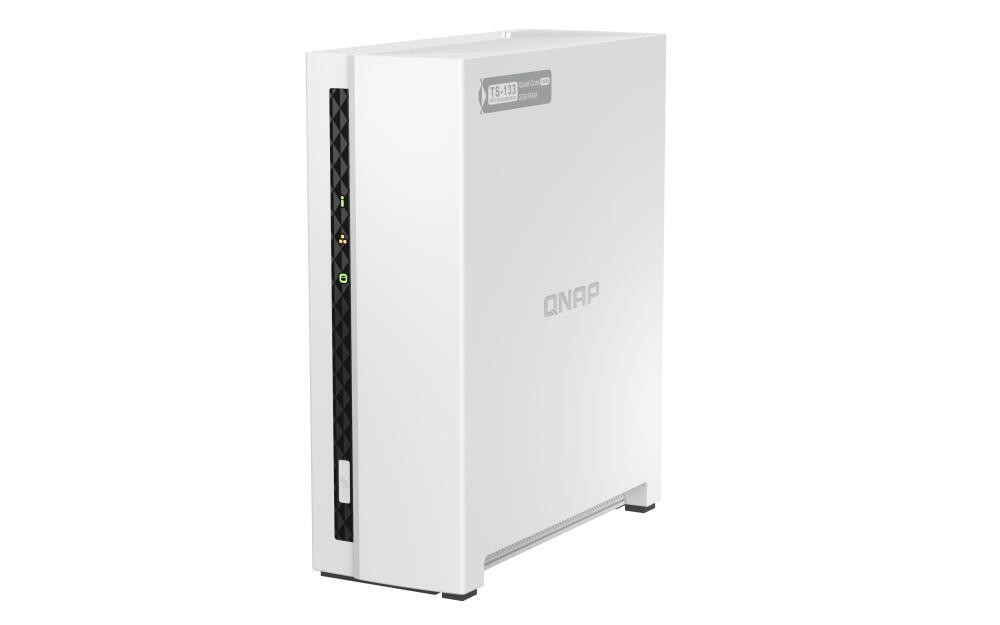 QNAP TS-133 serveur de stockage NAS Tower Cortex-A55 2 Go DDR4 0 To