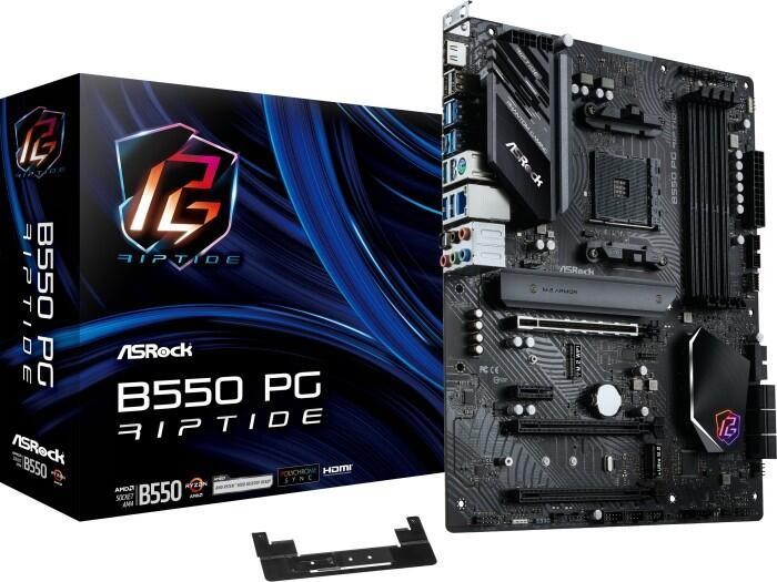 Asrock B550 PG Riptide AMD B550 Emplacement AM4 ATX - Asrock B550 PG