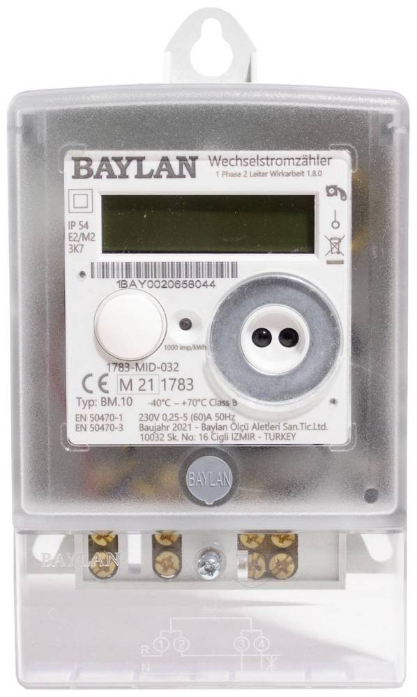 Counttec BT10 BT10 Wechselstromzähler digital 60A MID-konform: Ja 1