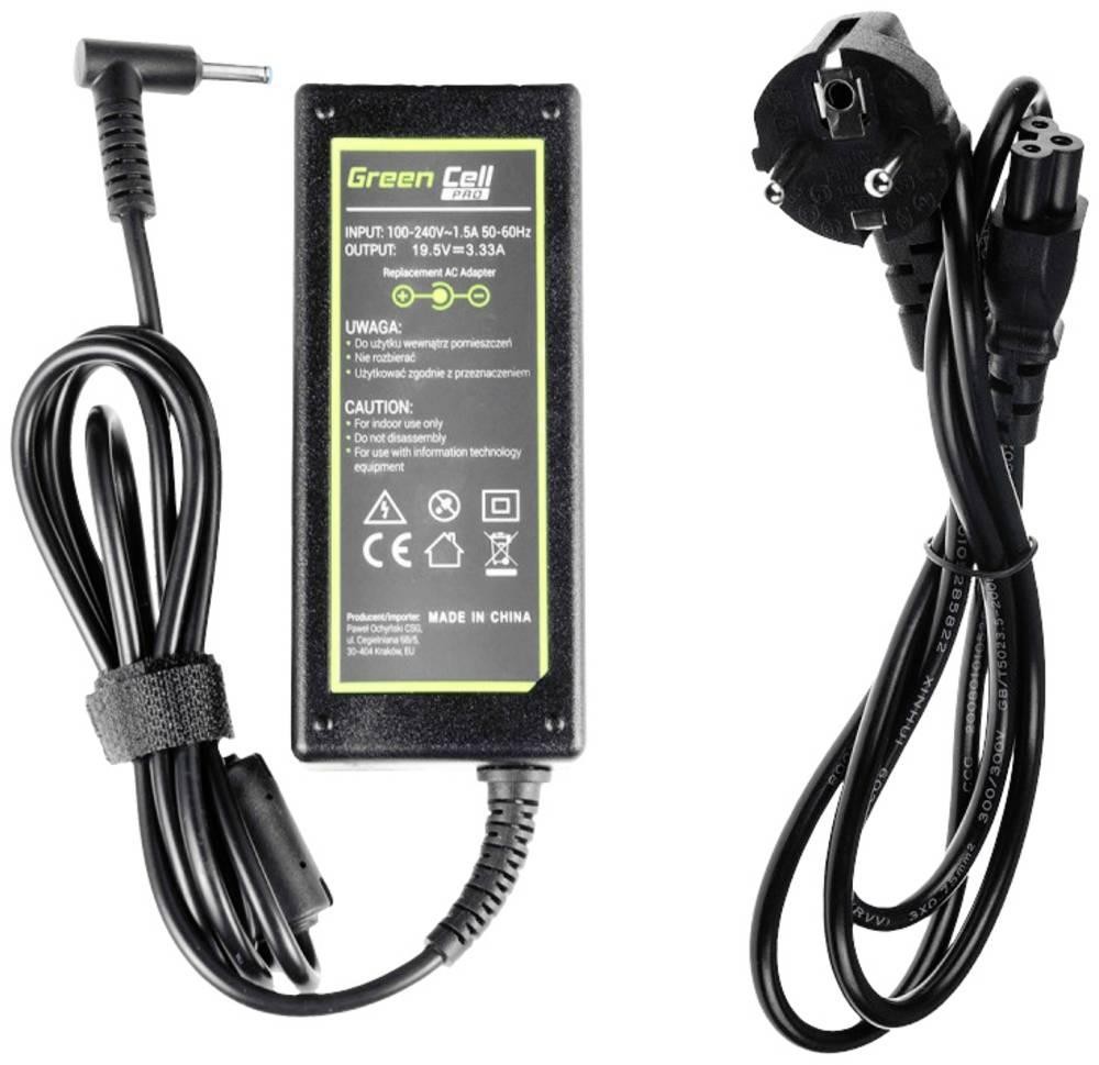 Green Cell AD49P power adapter/inverter Indoor 65 W Black - Green