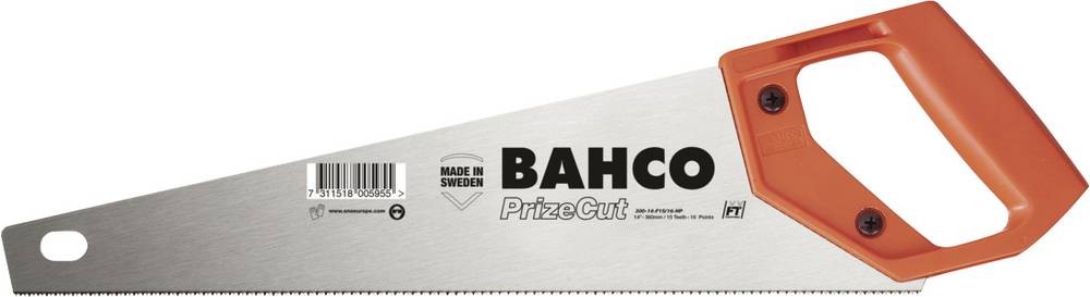 Bahco 30014F1516 hand saw Backsaw Orange,Stainless steel 35 cm -