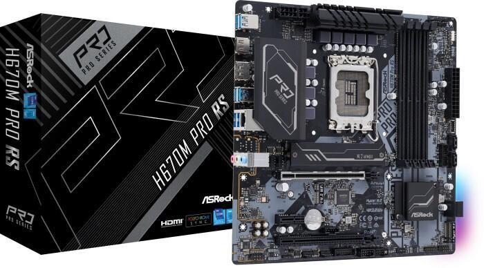 ASROCK H670M PRO RS (1700) (D)