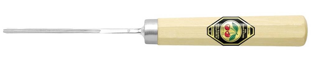 Kirschen Kerbschnitzbeitel con blancobuchenheft 4mm 3247004