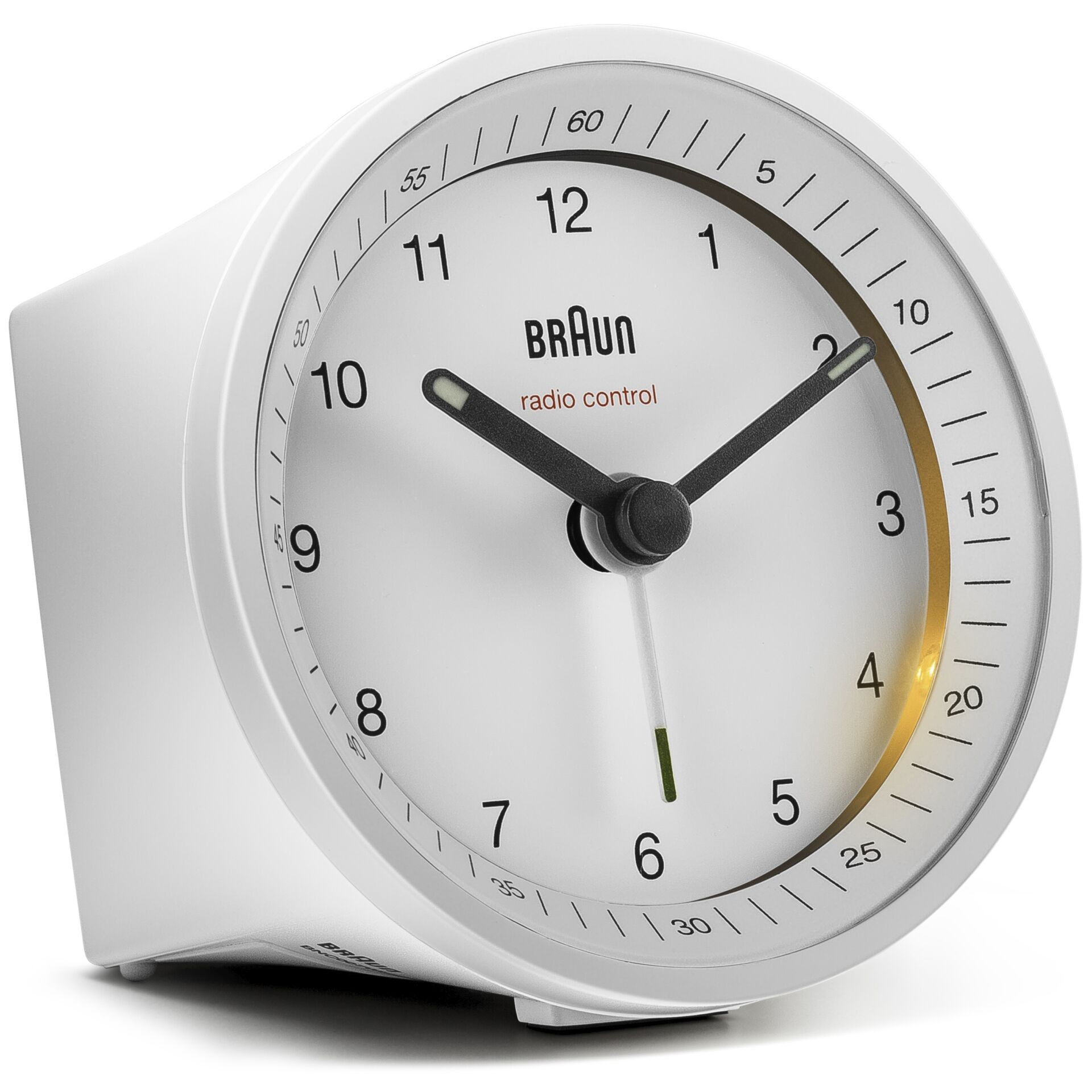 Braun BC07W-DCF Quartz alarm clock White - Braun BC07W-DCF, Quartz