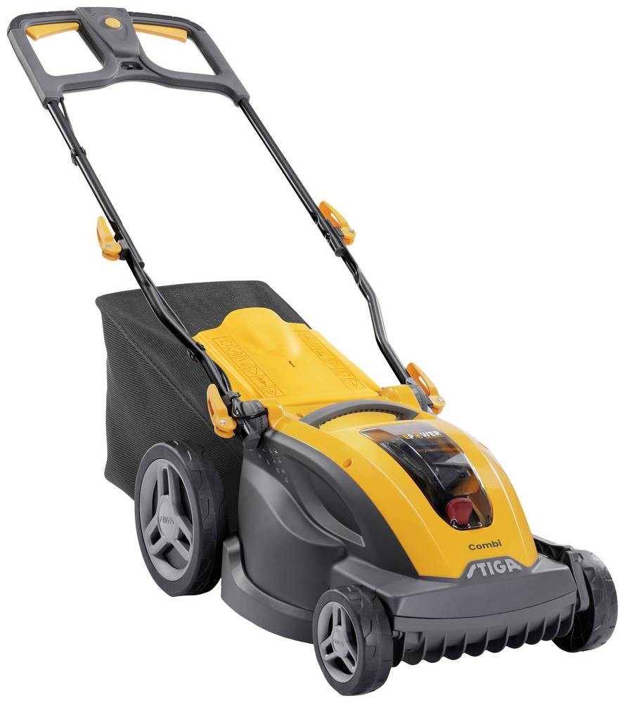Stiga Combi 340e Kit Push lawn mower Battery Black, Yellow - Stiga