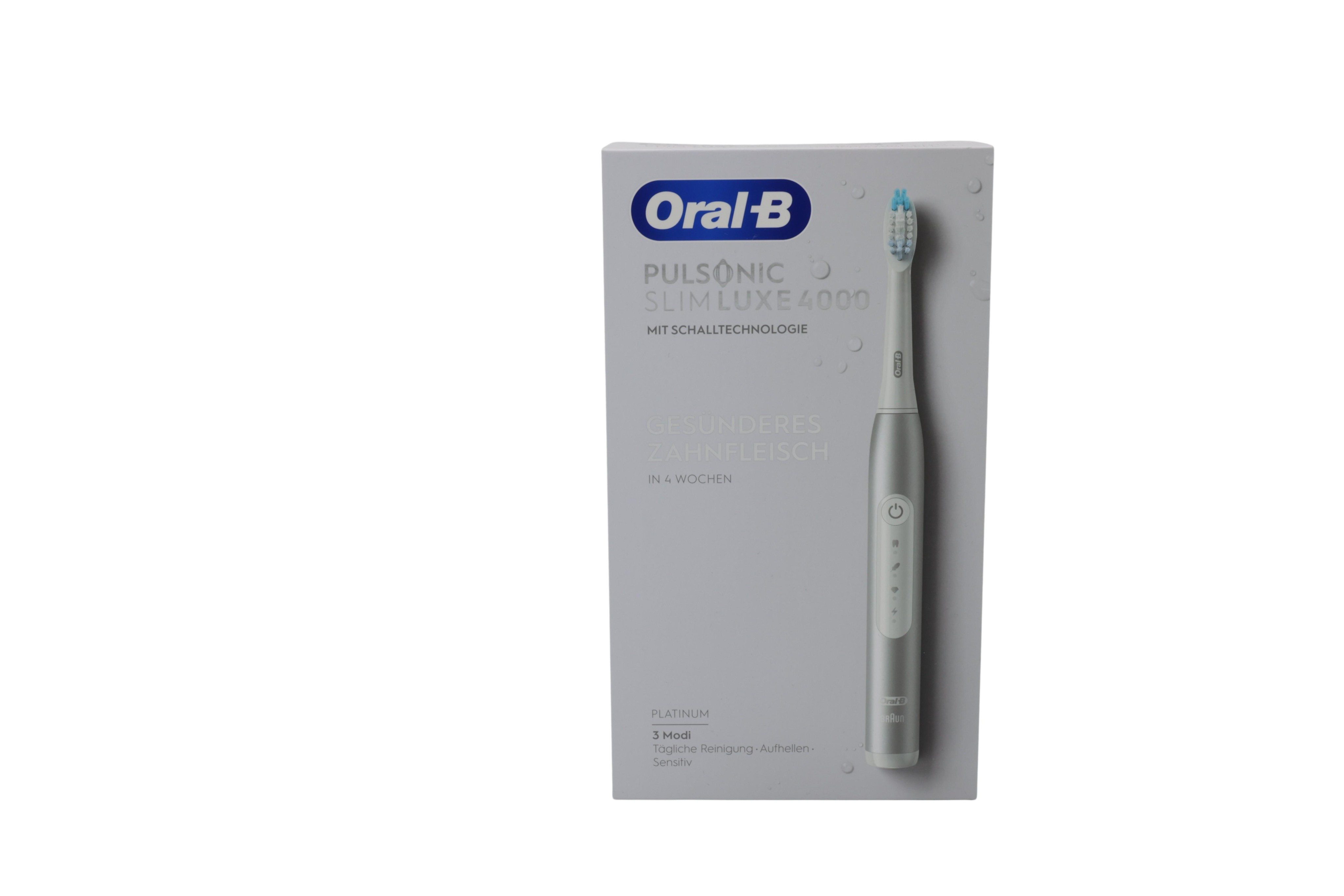 Oral-B Pulsonic Slim Luxe 4000 Adult Sonic toothbrush Platinum - Oral-