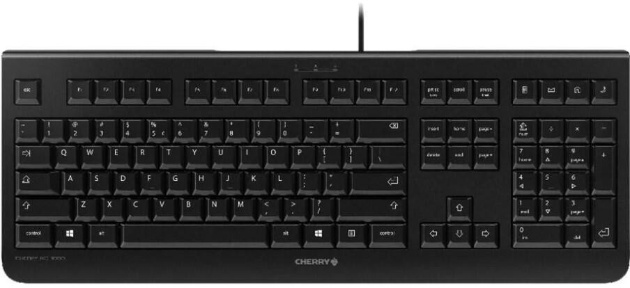 CHERRY KC 1000 kabelgebundene Tastatur - QWERTY US - schwarz