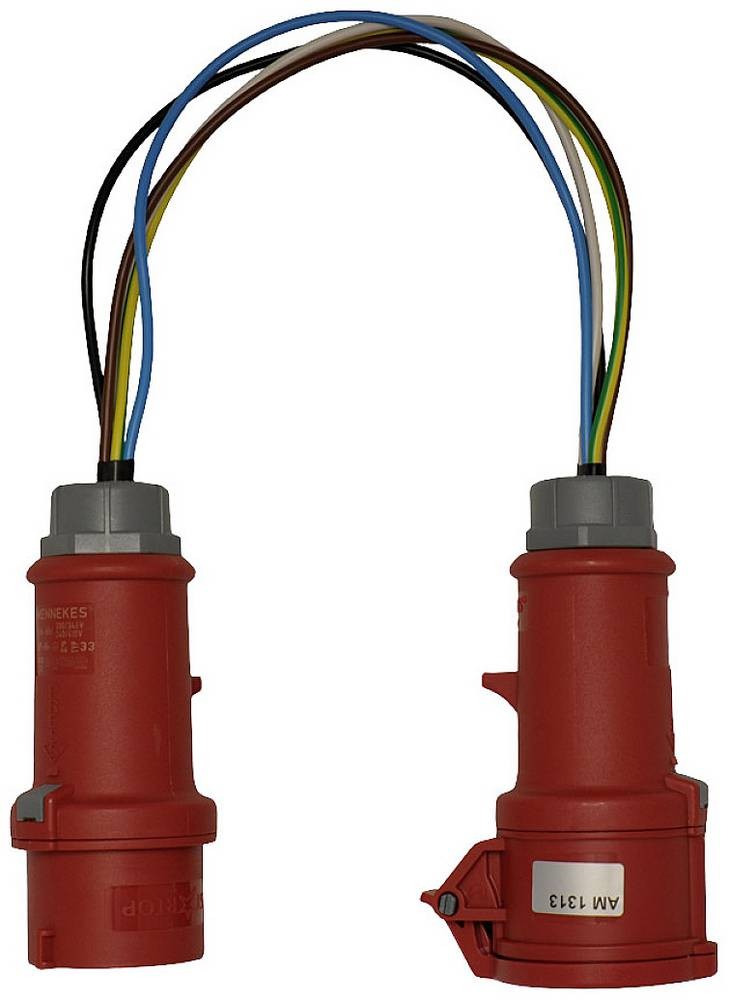 Metrel A 1389 Messadapter CEE-clutch 16A 5polig - CEE-plug 16A 5polig