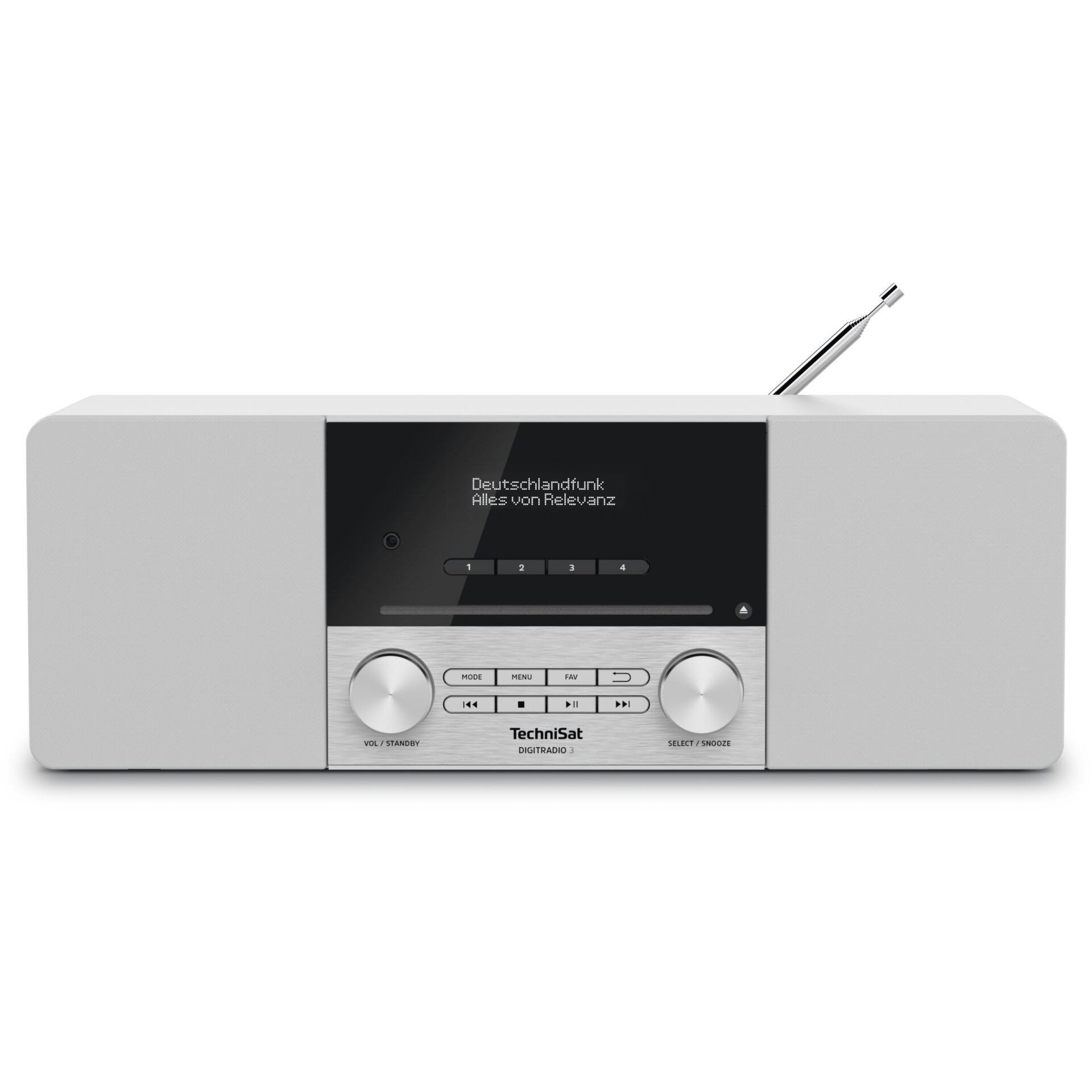 TechniSat DIGITRADIO 3 Personal Analog & digital Stainless steel,
