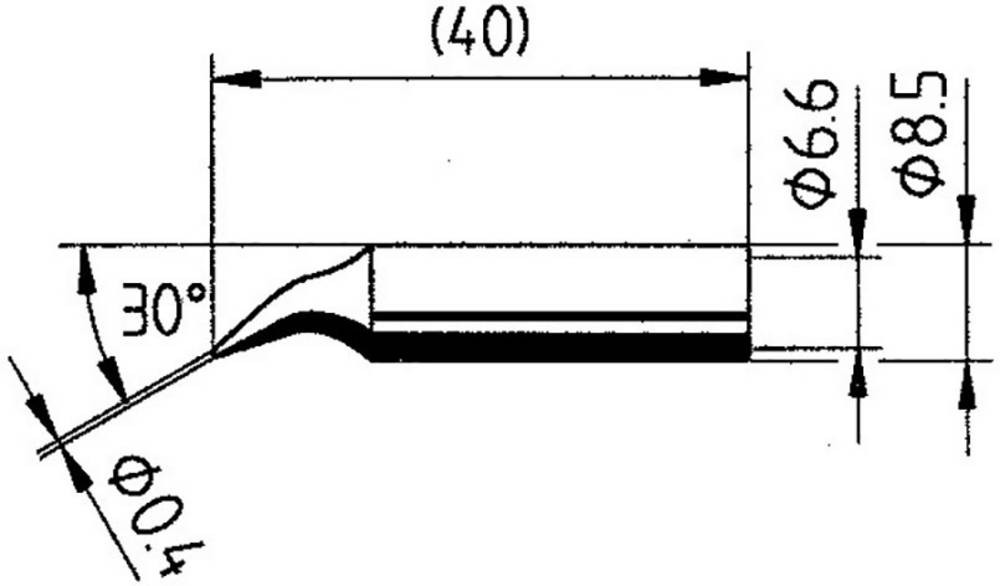 Ersa 0842ID Lötspitze Bleistiftform, ERSADUR Inhalt 1 pc(s)