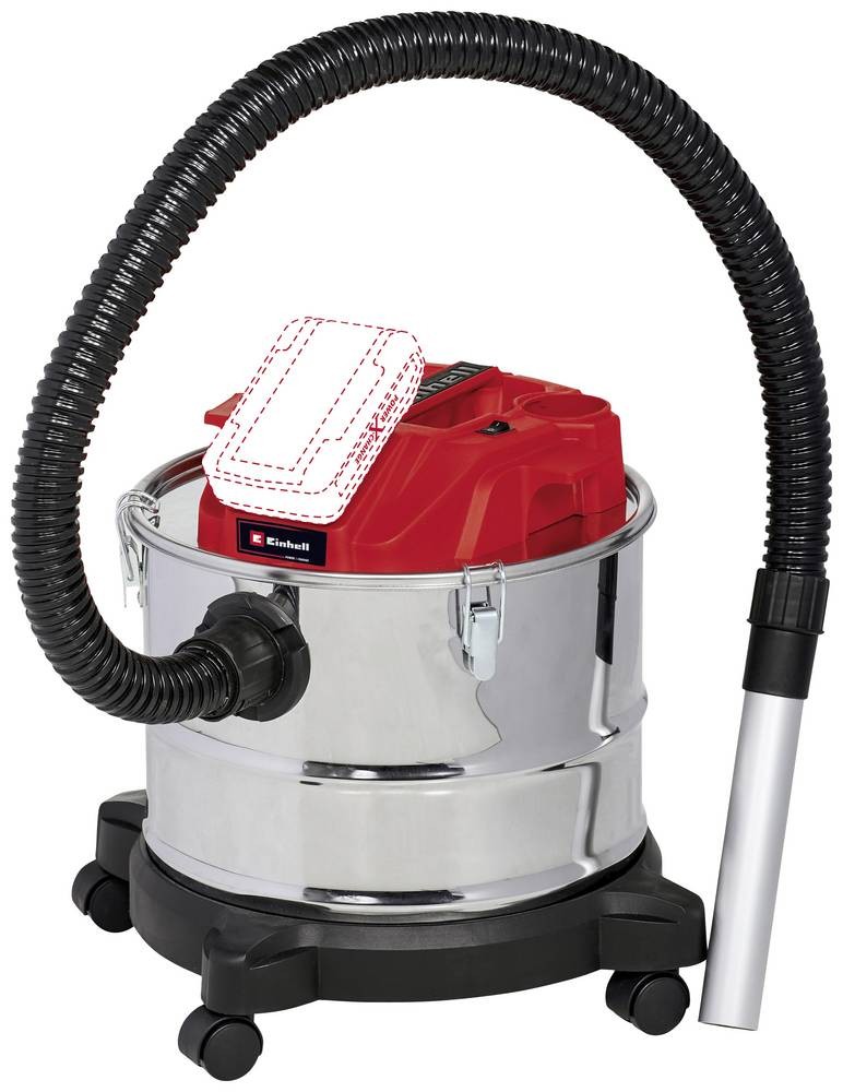 Einhell TE-AV 18/15 Li C-Solo 15 L Nero, Grigio, Rosso - Einhell TE-
