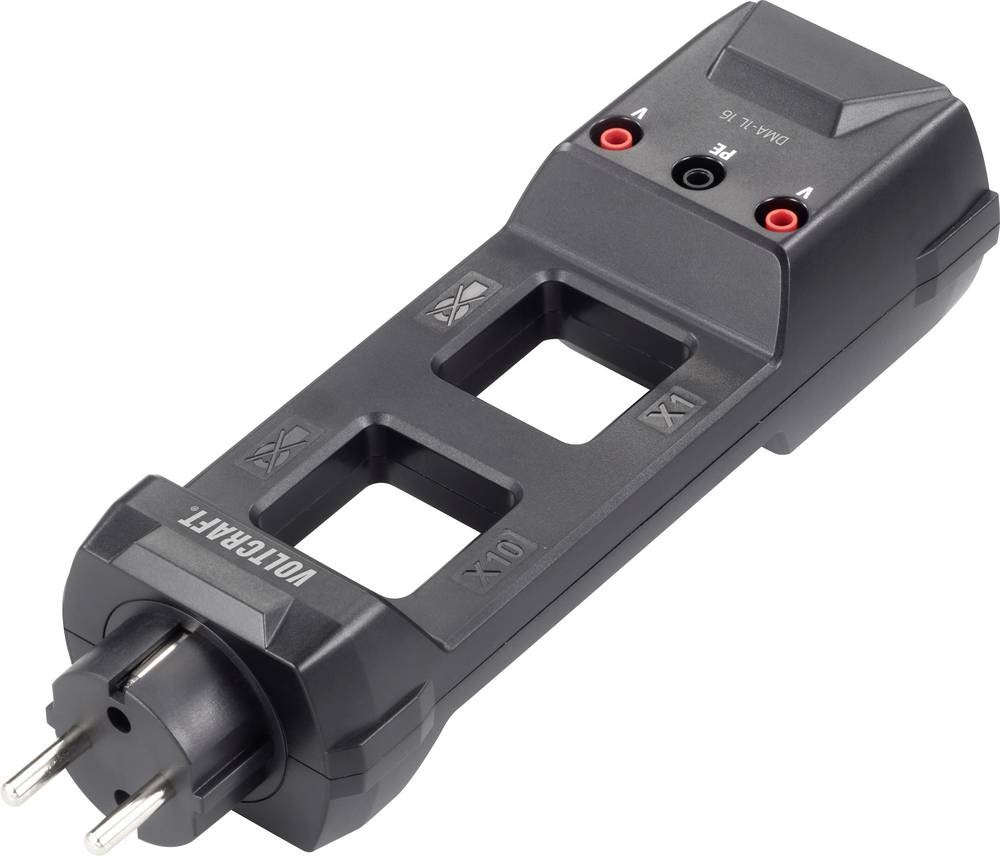 VOLTCRAFT DMA-1L 16 Adapterplug - dark grey