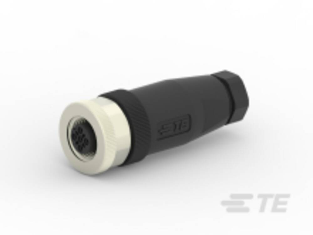 TE Connectivity Circular Connector, 5 Contacts, Cable Mount, M12