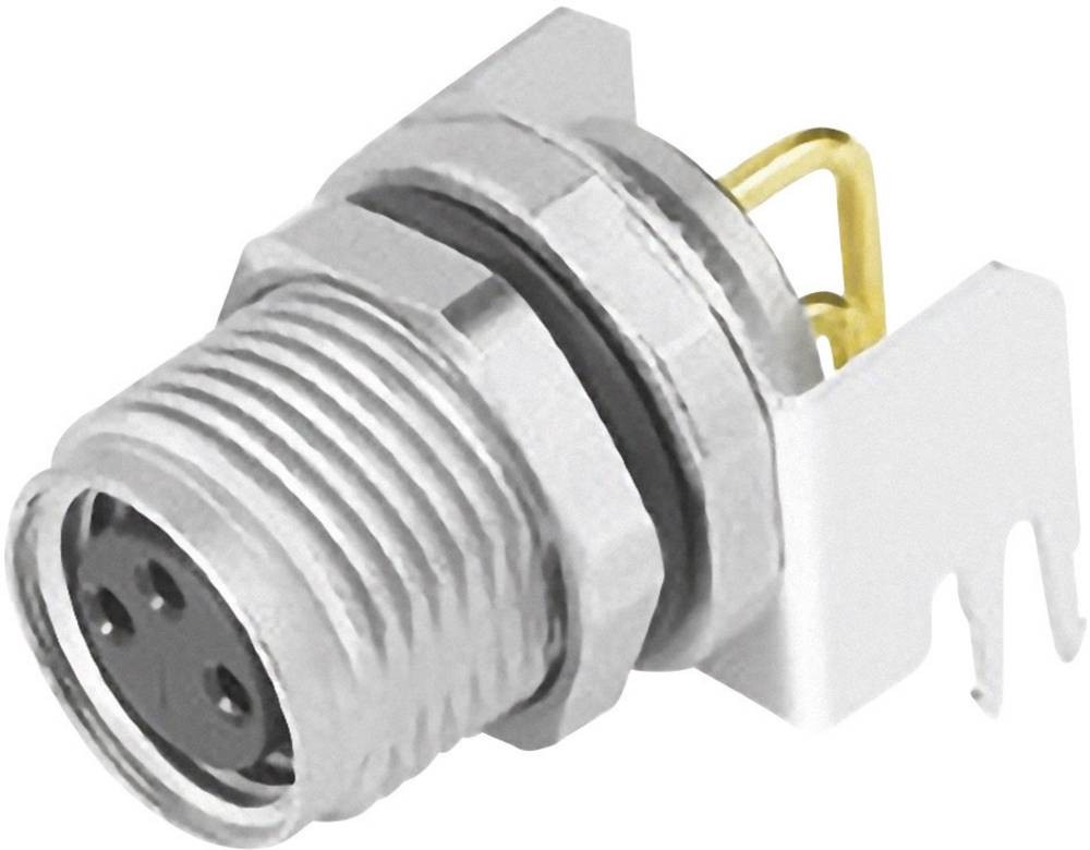 Binder 09 3420 82 04 Sensor-/Aktor-EinbausteckverM8 Buchse, gewinkelt