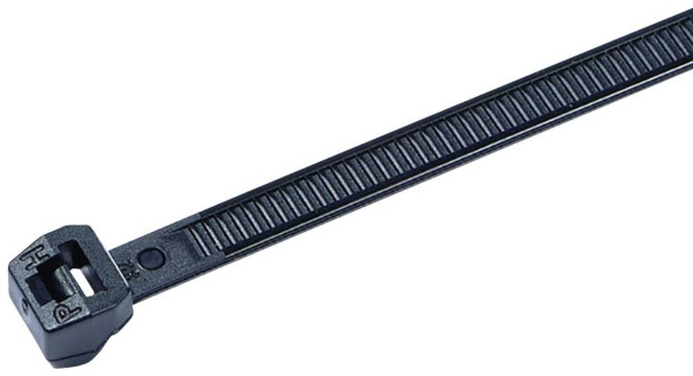 brightermannTyton 118-00066 T120ROS-PA66HS-BK Kabelbinder black 100