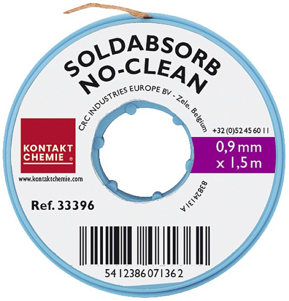 CRC SOLDABSORB 0,9mm x 1,5 Entlötlitze Länge 1.5m Breite 0.9mm
